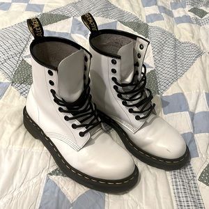 White Dr. Martens Size 8